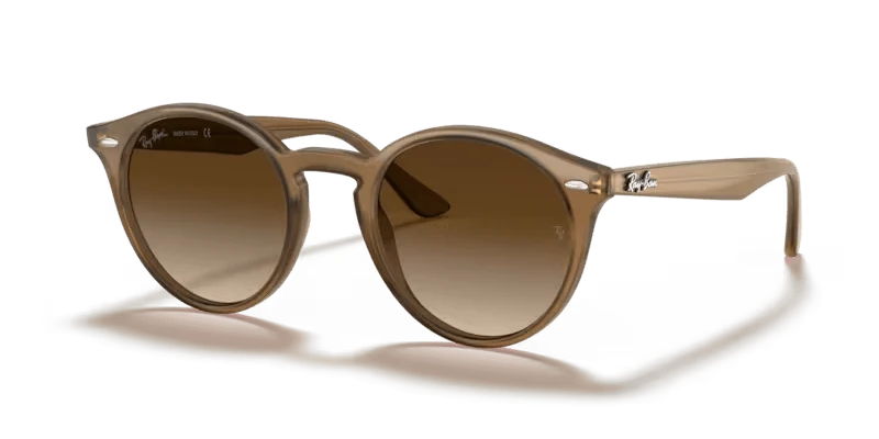 Ray-Ban RB2180 Rund, selbsttönend, Braun