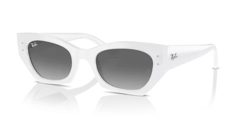 Ray-Ban RB4430 Schmetterlingsform, Weiss